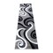 Flash Furniture Gray 2' x 7' Modern Plush Abstract Area Rug KP-RG952-27-GY-GG - alternate 3